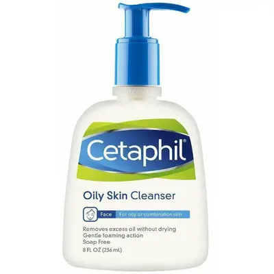 غسول بشرة سيتافيل 236 مل للبشرة الدهنية cetaphil oily skin cleanser 236ml